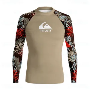 Costumi da bagno da donna T-shirt da nuoto da uomo Protezione UV Beach Rash Guard Top da sub Outdoor Manica lunga Rashguard Jersey Costumi da bagno da surf