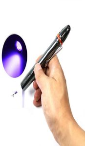 Akcesoria rybackie Deluxe 395nm UV klej leczy światło 14cmx 18 mm Torch Pen Ultra Violet Perting LED Black Lampa Outdoor 32221877