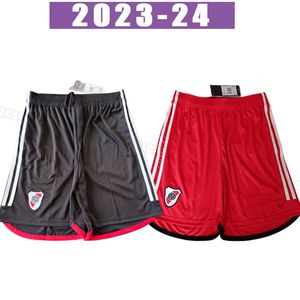 23/24 River Plate Soccer Shorts Plates 2023 2024 Ferreira M.Borja Pratto de la Cruz Ponzio Borre Pinola Men Men Football Bants Home Away Away Threat