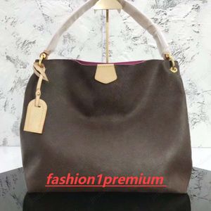 Luxurys påsar av högsta kvalitet graciösa designers kvinnor stora shopping handväskor hobo purses lady handväska m0nogram crossbody axel totes modeväska