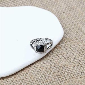 Casamento preto incrustado 18k amor anel tira ouro luxo feminino moda anéis designer jóias de noivado onyx cz banquete acessórios268u