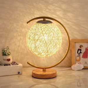 Table Lamps Nordic Creative Desk Lamp Bedroom Bedside Moon Star Light Children's Room Decoration 3d Night E27 Led 3w224R