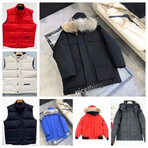 vest gilet mens jacket puffer coat mens down parka Winter Bodywarmer Cotton Luxury Puffy Jackets Windbreakers Couples Thickened Warm Custom Parkas