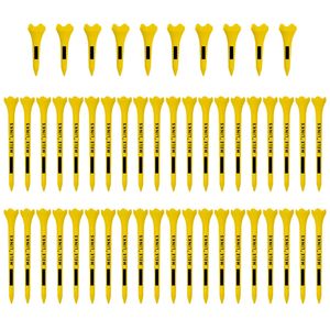 골프 티 50pcs 골프 볼 네일 티 재사용 가능한 플라스틱 골프 네일 볼 티를 지원하는 골퍼 연습 용품을위한 안정적인 휴대용 경량 231213