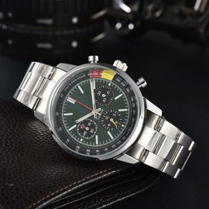 Designer Breit Watch Hot Selling New Century Old Men's Luxury Steel Strip Multifunktionell vattentät lysande klocka