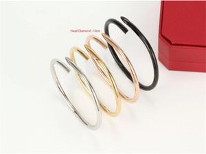 Men women fashion bracelet designer gold bangle nail jewelry high end luxury cuff love cute bracelet for girlfriend valentines day6872389