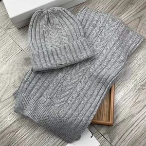 Fashion designer hat scarf set luxury women and men's winter scarf brand snapback scarf skate skateboard cap woman beanie neckerchief set Dropshipping