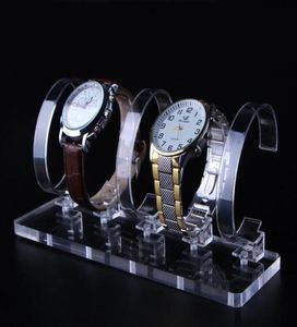 5 -Bit Hochschwere Uhr Watch Display Stand Halter Rack Clear Acrylschmuck Armband Tabletop Show Ständer Dekoration Organizer DI7872273