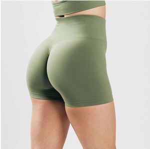 2024 lu lu lemon Gym Align Shorts Donna Allenamento Leggings Elasticità Vita alta Scrunch Butt Shorts Fitness Push Up Corsa Ciclismo Biker Short