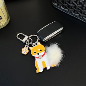 Luxury Desginers Keyrings Dog Nyckelkedjor Lovers väska tecknad accessoarer Bilnyckelringare för män Womens gåva