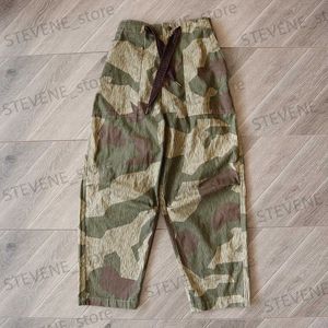 Calças masculinas Kapital Kountry Camuflagem Calças Oversized Casual Exército Verde Homens Mulheres Cordão Calças KAPITAL T231214