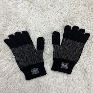 NEW Warm Knitted Winter Five Fingers Gloves For Men Women Couples Students Keep warm Full Finger Mittens Soft Even mean237H