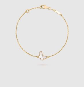 Designer Butterfly Armband Rose Gold Plated Chain Ladies and Girls Valentine039S Day Mother039S Day Engagement Jewelry Fade8895952