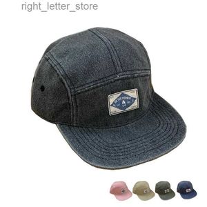 Bola bonés 2022 novo americano retro ami cáqui lavado velho homens mulheres snapback 5 painel hip hop gorras para mujer EUA chapéus bonés de beisebol yq231214