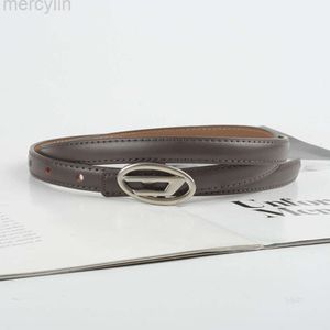 24SS 24SS Fashion Disel Belt Nuove donne Ins Fashion Versatile Fine Decorazione Jeans da donna con moda Donna Diesal Grey