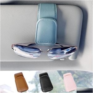 Altri accessori interni Clip per organizer per occhiali da sole per visiera dell'auto Occhiali da sole durevoli e resistenti ai graffi con goccia magnetica De Otwhc