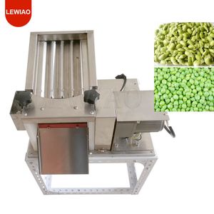 Commercial Bean Pod Skelling Peeling Machine Green Bean Pea Skin Ta bort elektriska bönor skrovskalare Separator Machine