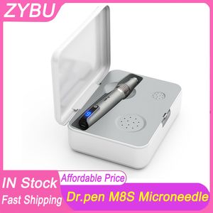 M8 New Upgrade Wireless Dr.pen M8S Microneedling System MTS Skin Care Dermapen Ultima M8S Meso Therapy Hair Growth Professional Derma Dr Pen Anti Back Flow Cartridges