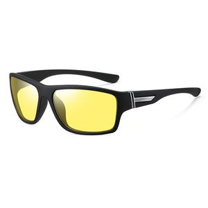 Nuovi occhiali da sole polarizzati da uomo, sport antivento e antisabbia, occhiali da sole da equitazione, occhiali per la visione notturna da guida e da guida