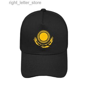 Ball Caps Fashion Cool Kazachstan Baseball Cap Men Men Summer Kazachstan Flag Flagi Unisex Caps MZ-127 YQ231214