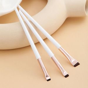 Makeup Borstes 3st Practical Blade Eyeliner Angled Eyebrow Blending Exakta Detalj Spura Tools Flat Beauty Cosmetic Accessories