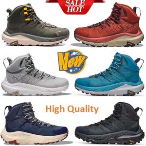 Hiking Shoes KAHA 2 High GTX Blue Coral Cappuccino Baked Clay Duffel Bag Green Radiant Yellow Shifting Sand Eggnog Hoka ONE ONE Men Outdoor Sneakers Climbing Boots