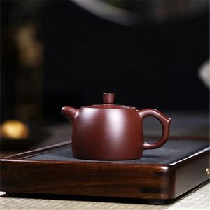 Wasserflaschen 270 ml Yixing Teekanne Echte Handgemachte Chinesische Wasserkocher Ball Loch Filter Lila Ton Teekanne Puer Oolong Teegeschirr Kung Fu Zisha Teaset 231214