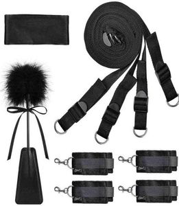 Nxy sm bondage sexo bdsm restrições conjunto brinquedo mão punhos tornozelo coleção venda tickler chicote mulheres homens adulto jogo cosplay sl1597030