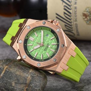 رجال نساء AP أوتوماتيكية الكوارتز ساعة المصممين متعددة الوظائف Wristwatch Men يشاهد حزام الفولاذ المقاوم للصدأ مع مراعات Diamonds Montre de Luxe