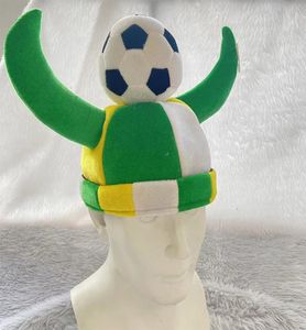 2022 moda calcio Skull Caps gioco tifo testa di toro puntelli festival celebrazione cappello SJB8460137