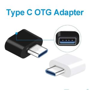 Adaptadores de telefone celular USB 3.0 Tipo-C Otg Adaptador Tipo C Usb-C Conversor para Huawei Mouse Teclado Disco Flash Sem Pacote Drop Delivery Dhaea