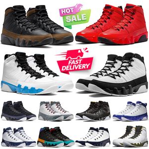 Med Box 9 Basketball Shoes for Men 9s Bred Patent Cool Gray Racer Blue UNC Black White Fire Red Mens Outdoor Sports Trainers Sneakers