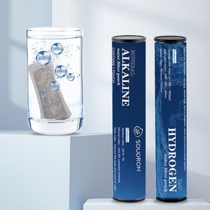 CAMAZ Borsa per acqua portatile per idrogeno Filtro da viaggio per escursionismo correlato Borsa per filtro per acqua alcalina potabile pH 9+ minerale