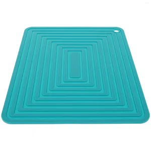 Table Mats Square Griddle Pan Silicone Pot Holder Countertop Pad Dish Household Kitchen Trivet Anti-skid