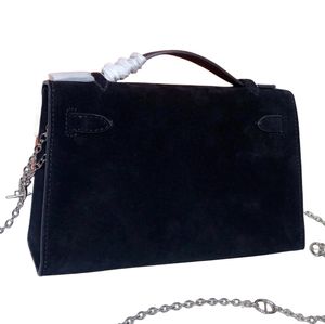 High quality designer bag Suede crossbody Bag Chain Shoulder Bag Luxury Handbag Hobo Purse Designer Women's Bag Clamshell women's handbag