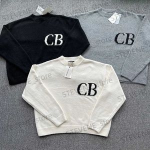 Men's Sweaters Cole Buxton Wool Sweater Men Women 1 1 Top Quality Retro Jacquard CB Knit Pullovers Oversized Tracksuit Set T231214