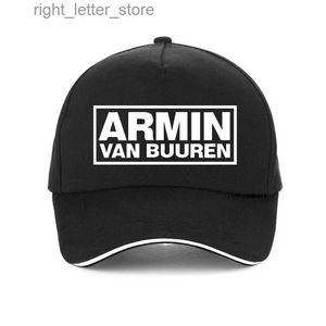 Ball Caps Armin Van Buuren Print Baseball Cap Asot House Music Ibiza Rave Dj Men Men Kobiety Regulowane Hats Unisex Bonnet YQ231214