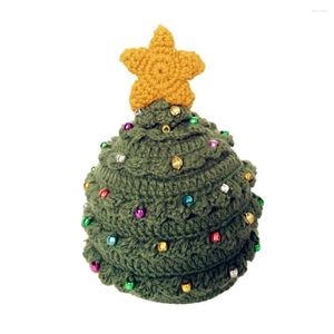 大人の子供のためのベレー帽の編み帽子かぎ針編みボンネットクリスマス親子帽子の赤ちゃん