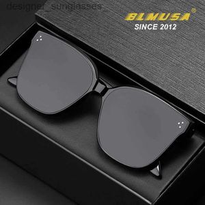 Sunglasses BLMUSA 2022 New Trend Sunglasses For Women And Men Simple Design Decorative Glasses Car Driving Eyewear Unisex Sun Glasses UV400L231214