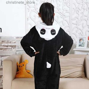 Pajamas Photography Kid Boys Girls Party Clothes Pijamas Flannel Pajamas Child Pyjamas Hooded Sleepwear Cartoon Animal Panda Cosplay R231214