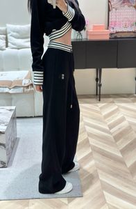 Women's Designer Tracksuits Zipper Jacket Coat Casual Long Pants Sports Set Solid 2 Piece Pant Sports Sets