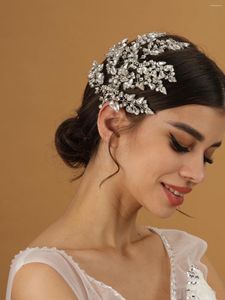 Hair Clips Pageant Prom Crystal Rhinestone Shiny Decor Party Accessories Wedding Headdress Headbands