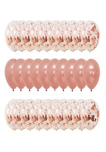 Party Decoration 30PCSSet Rose Gold Balloon Confetti Set Birthday Anniversary Wedding Present For Guests1866800
