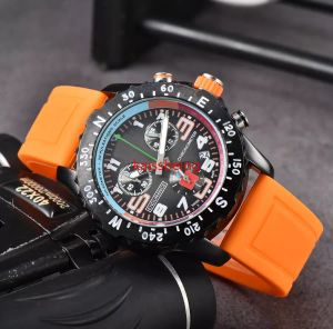 2023 Fashion Full Brand Wrist Watches Men Male Style Multifunction Luxury With Silicone Band Quartz Clock BR 11