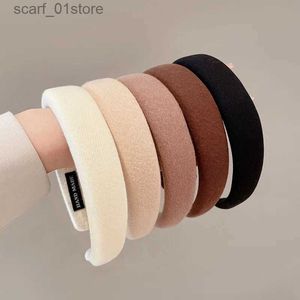 Headwear Hair Accessories 2023 Fashion Hair Hoop Hair Bands for Women Girls Solid Color Twilled pannband Designer Wide Haiand Hair Accessories Headwearl231214
