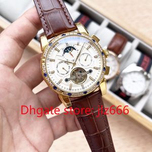 Orologio da uomo di design (PP) movimento meccanico completamente automatico tourbillon sportivo per il tempo libero specchio in zaffiro impermeabile, ss