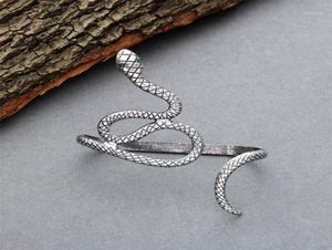 Charme pulseiras vintage grande declaração punk moda espiral braço superior manguito armlet braçadeira pulseira masculino jóias para women4749689
