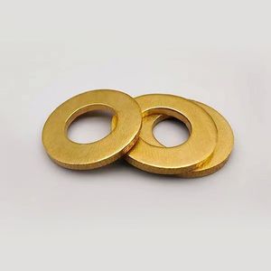 Brass flat gasket, with high strength, corrosion resistance, high wear resistance, manufacturer direct sales, large quantity discount, M6, 100*100*100