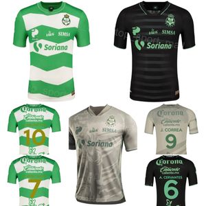 Club Team Santos Laguna Soccer 10 Juan Brunetta Jersey 2023 2024 Mans 6 Alan Cervantes 7 Harold Preciado 3 Ismael Govea 23 Raul Lopez Football Shirt Kits Uniform