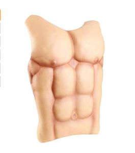 Fałszywe Muscle Chritmas Props Cosplay Makeup Halloween Masquerade Ches Costume Funny Chest92628783791013